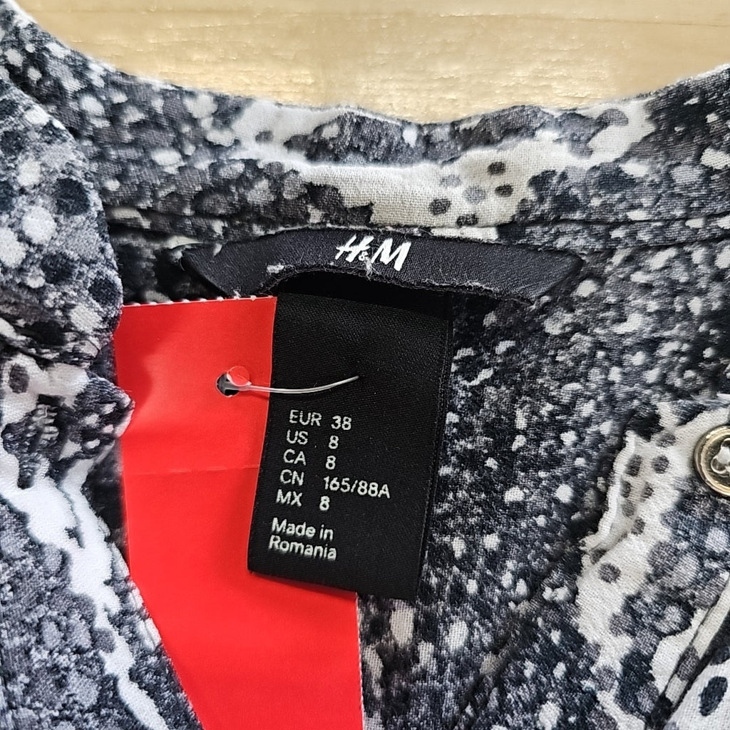 H&M Size 8 Gray Preloved Long Sleeve