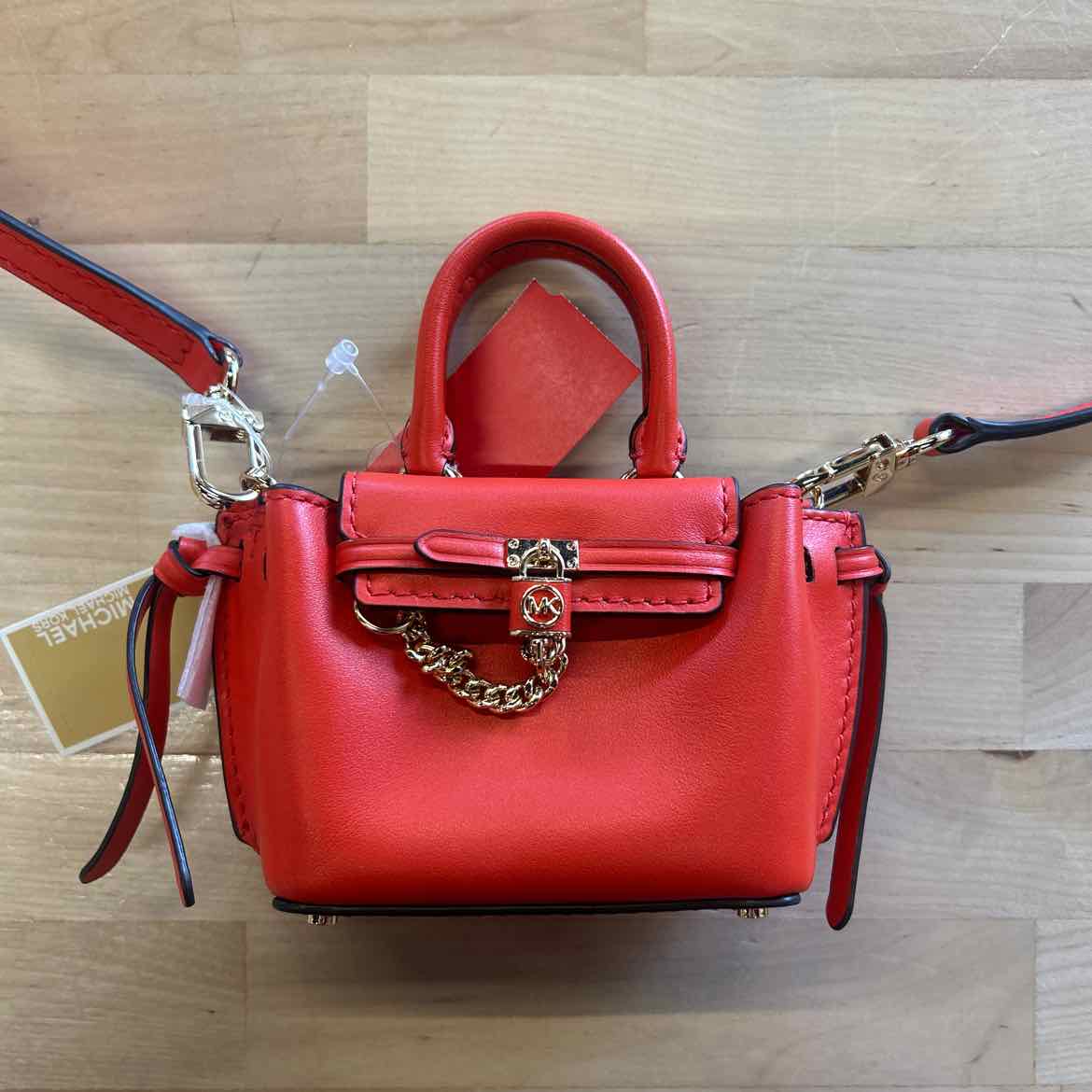 Michael Kors Logo Hamilton Legacy Extra Small Belted Satchel