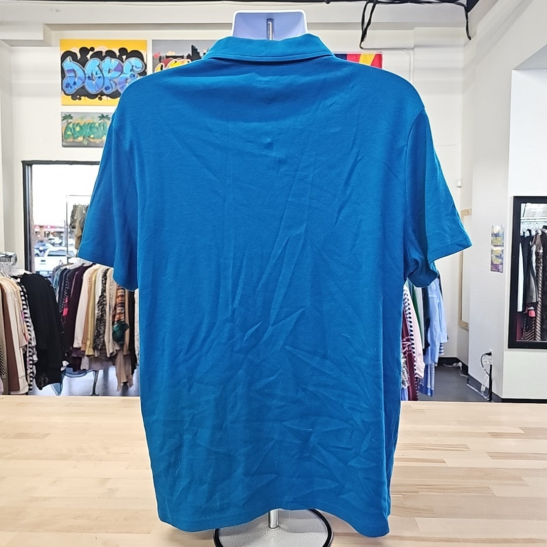 INC Size L Teal New MENS Polo
