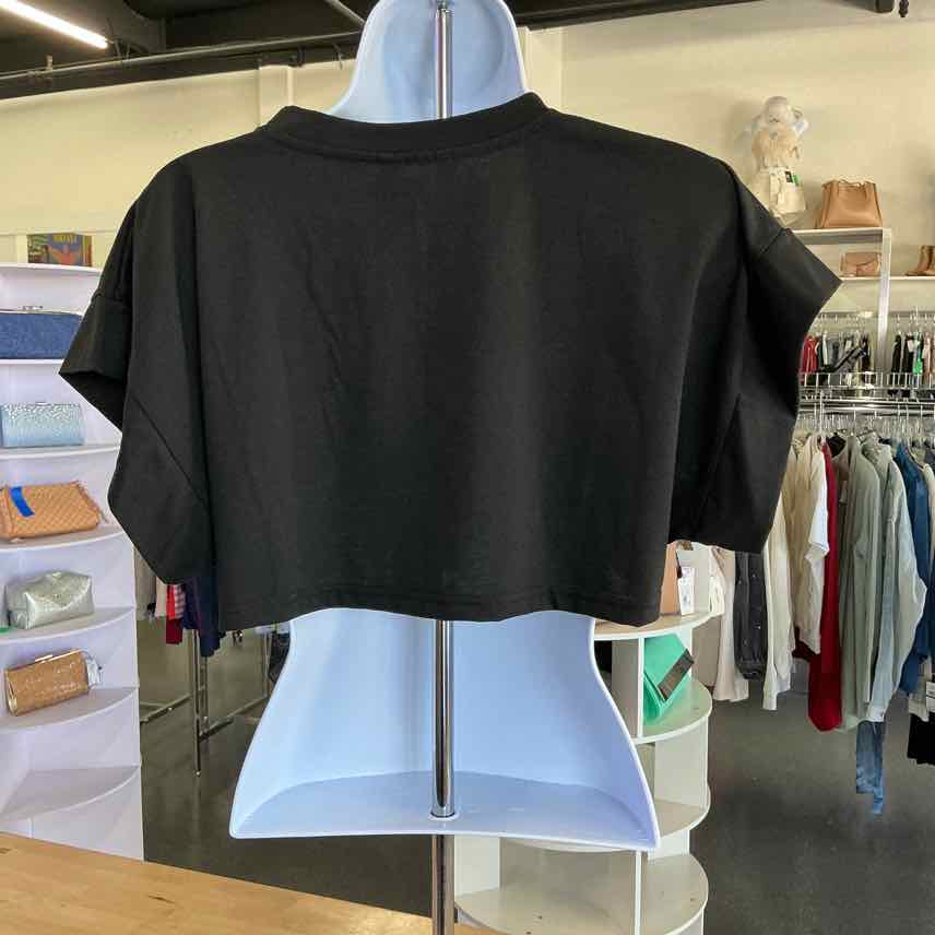Chicme Size M Black Preloved Crop Top