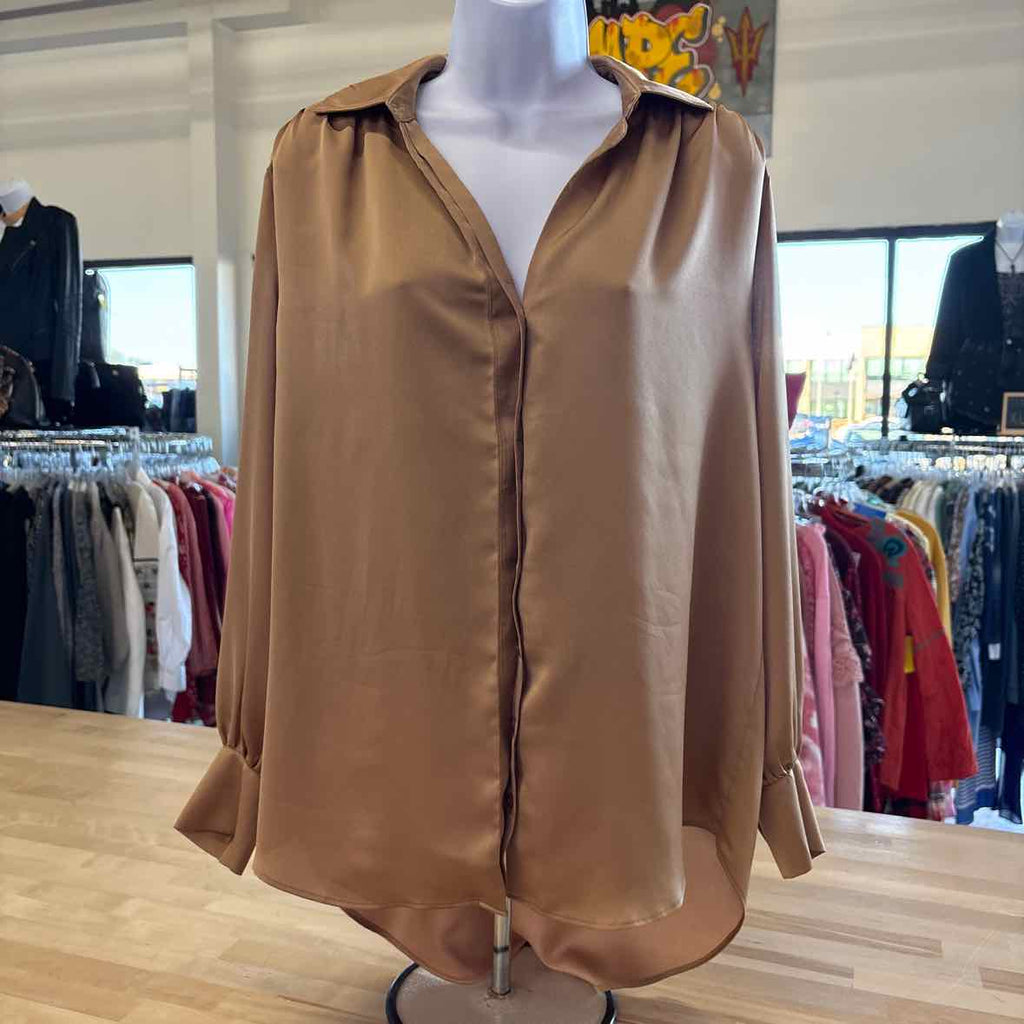 Ann Taylor Size S Brown Blouse