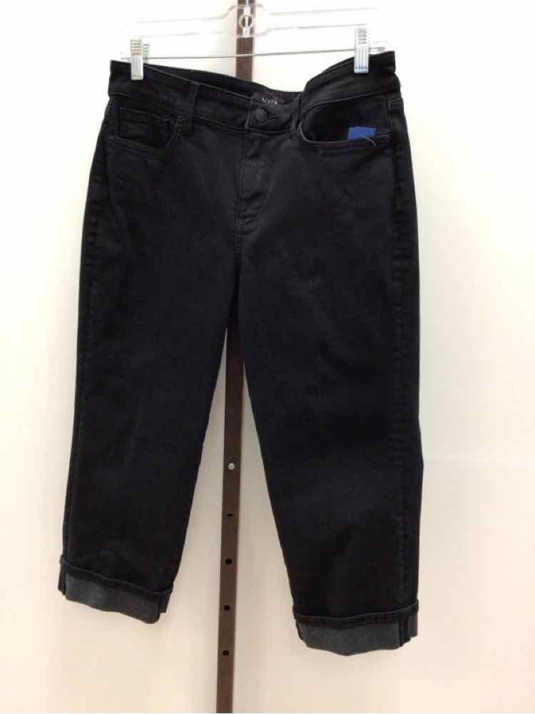 NYDJ Size 8 Black Preloved Capris