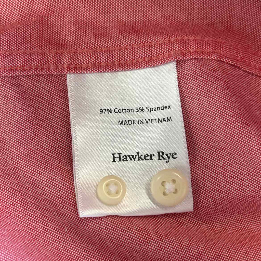Hawker Rye Size M Pink Preloved Button Down LS