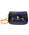 Old Trend Blue crossbody Leather Handbag