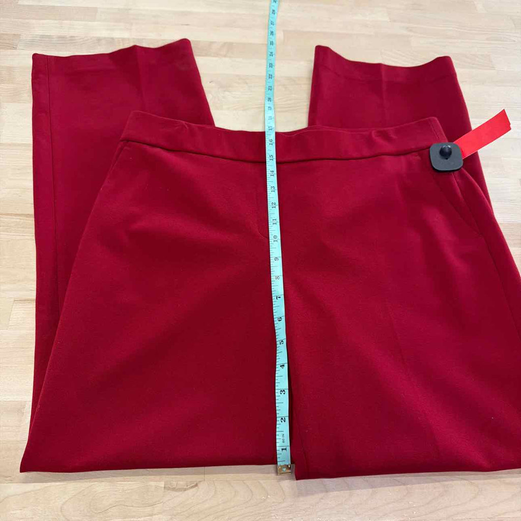 Anne Klein Size L Red New Pants