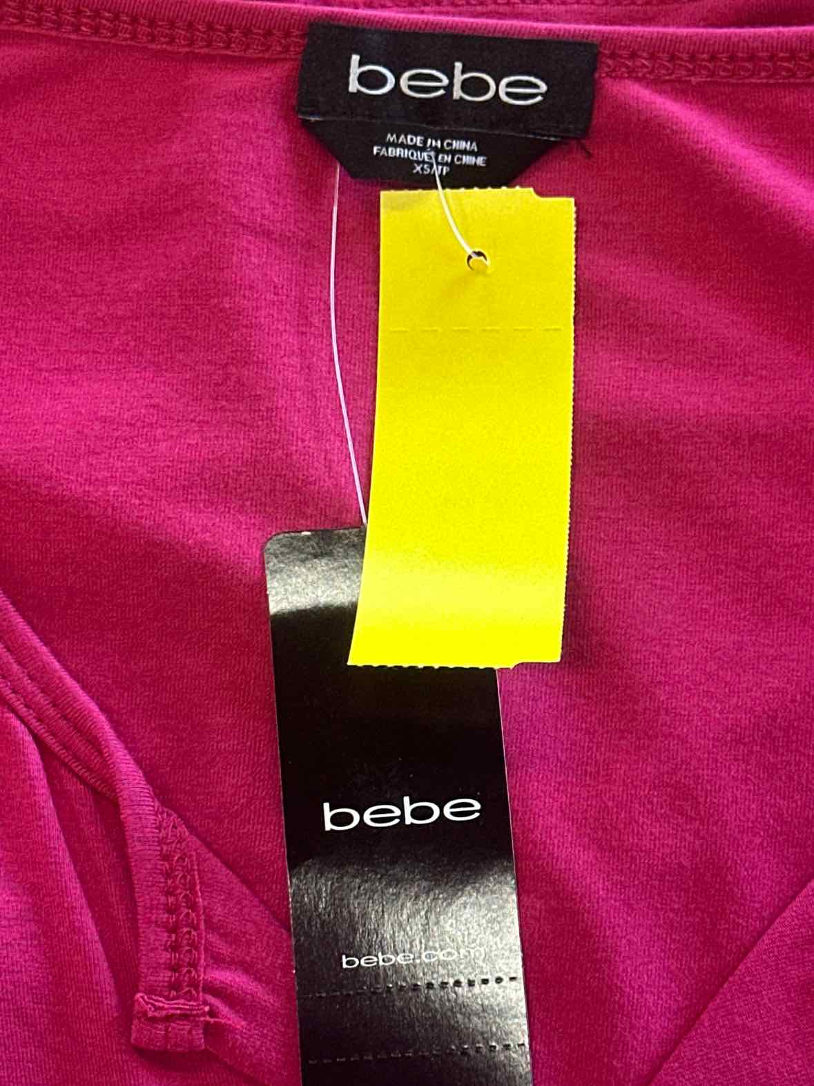 Bebe Size XS Pink Long Sleeve