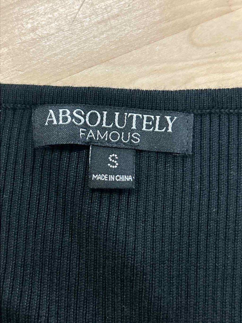 Absolutely Famous Size S Black Dress