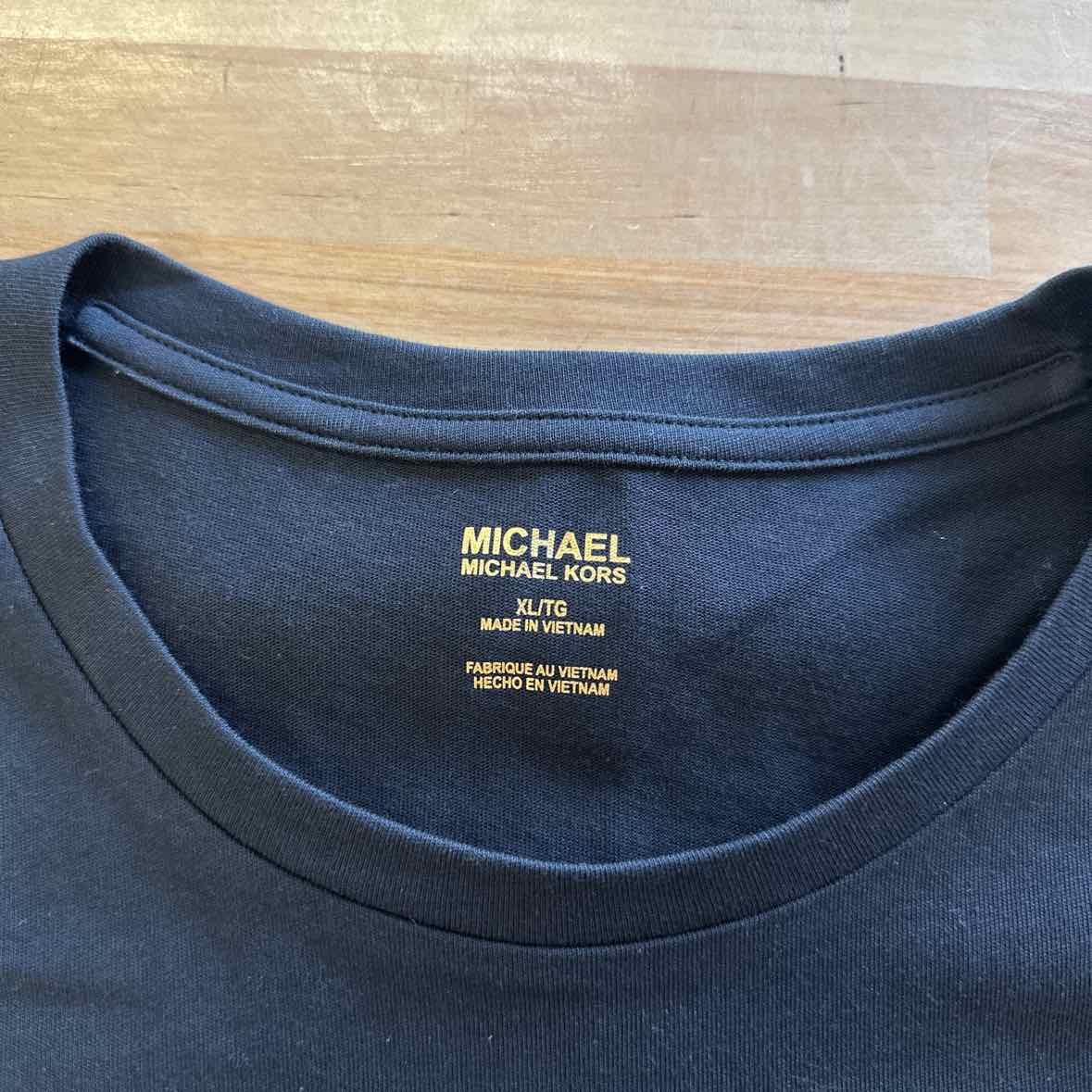 Michael Kors Size XL Black T-shirt