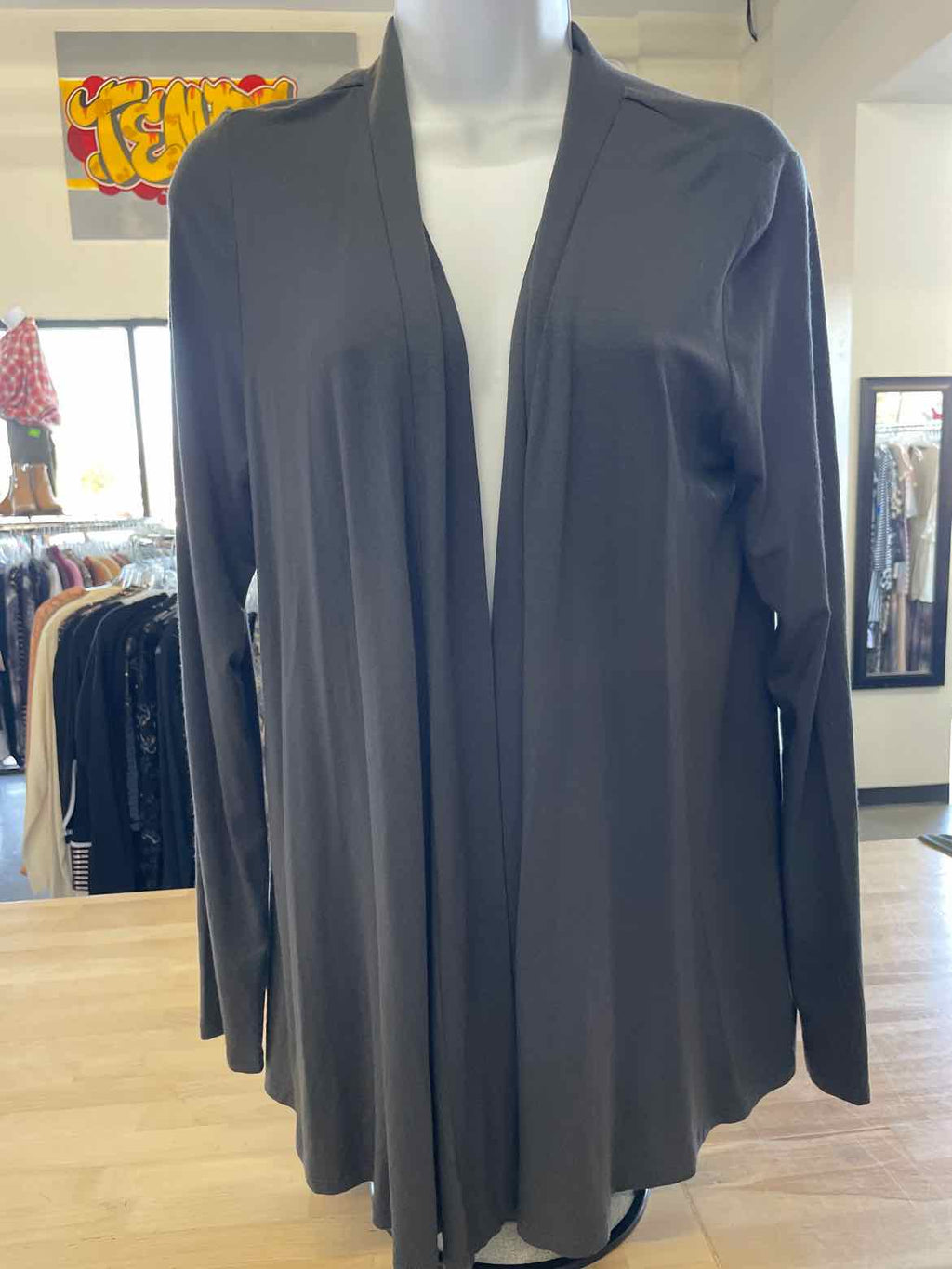 J-Jill Size S Gray Cardigan