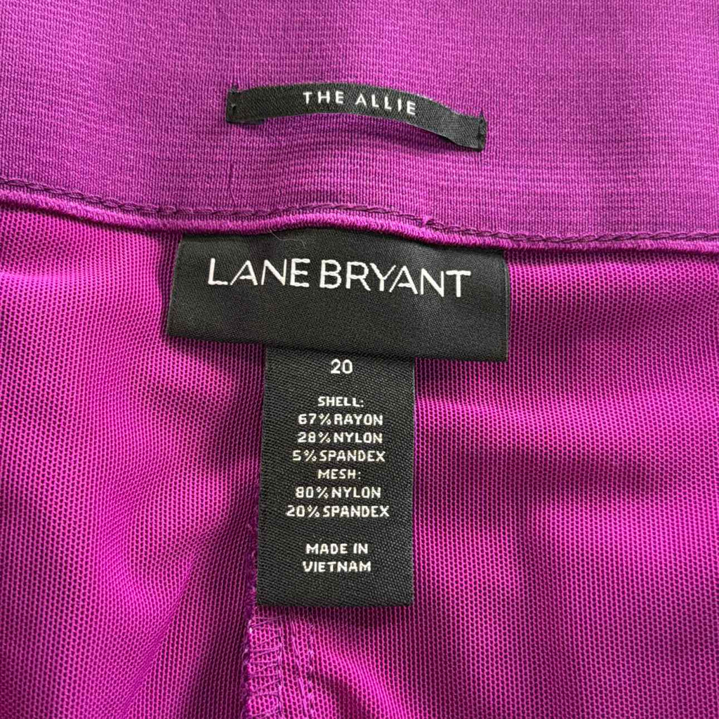Lane Bryant Size 20 Purple Preloved Pants