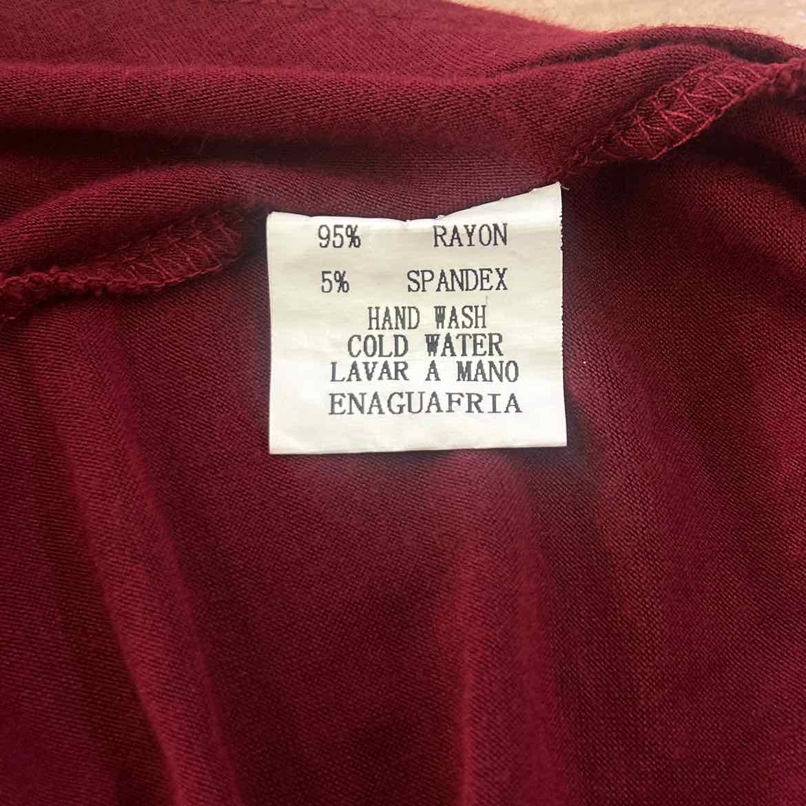 Love Culture Size L Burgundy Preloved Dress