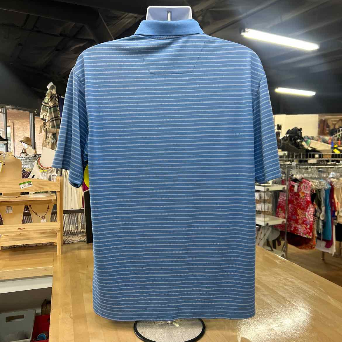 Nike Size L Blue Preloved MENS Polo