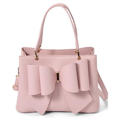 Women's Jenna Triple Compartment Bowtie Satchel Bag