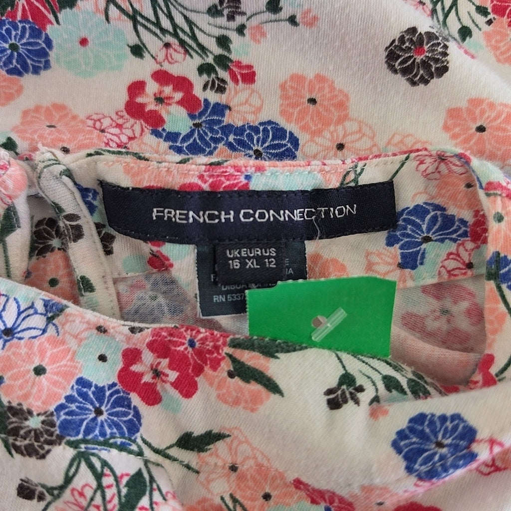 French Connection Size 12 Multi-Color Preloved Dress