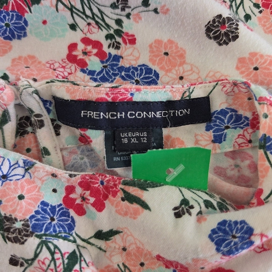 French Connection Size 12 Multi-Color Preloved Dress