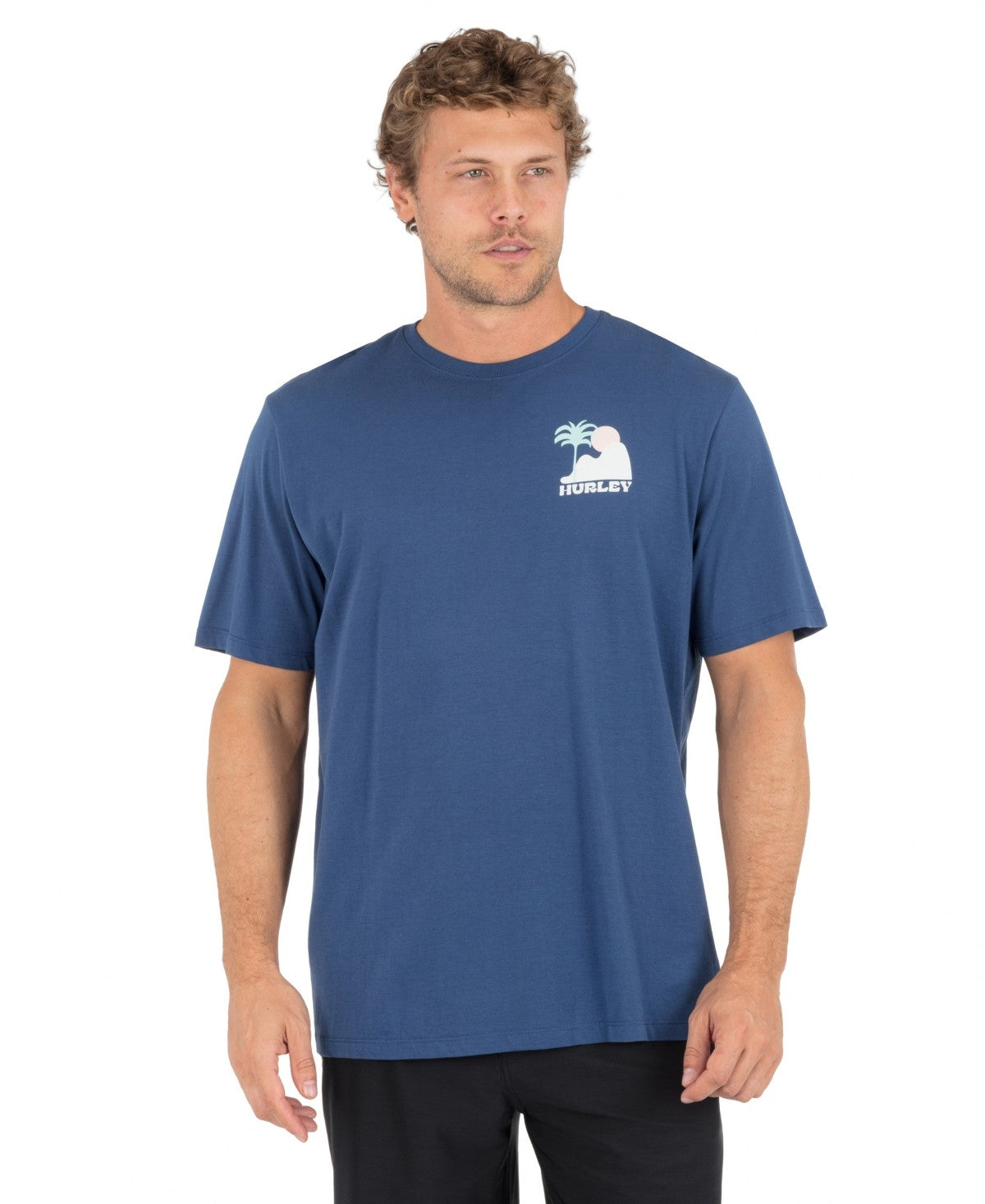 Hurley Size XXL Sunsets Short-Sleeve T-Shirt - Abyss