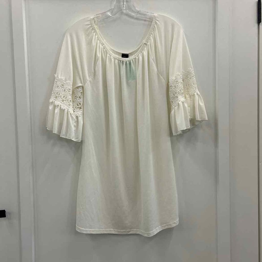 win win Size S/M White Alligator Preloved Tunic