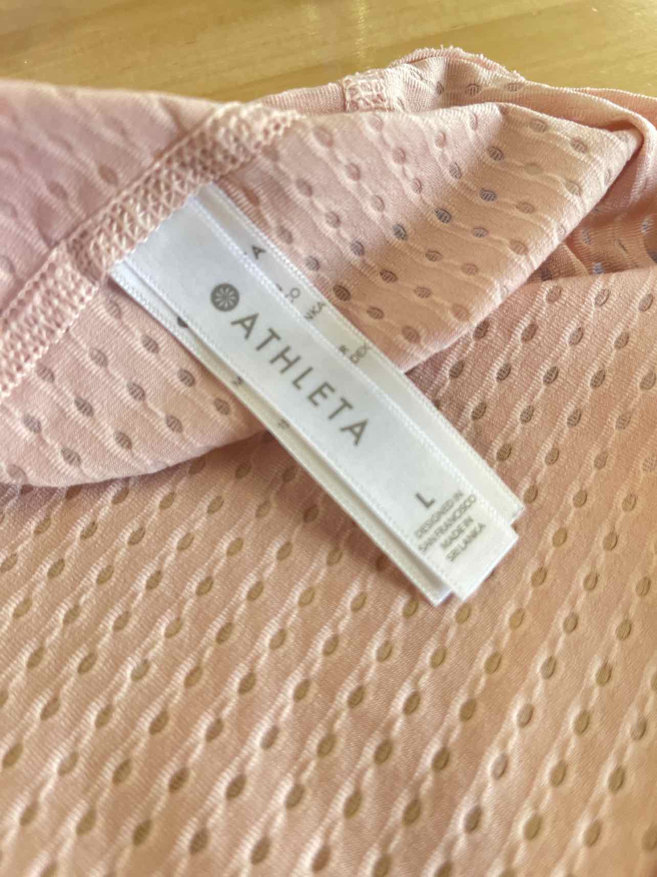 Athleta Size L Pink Preloved Athletic Tee