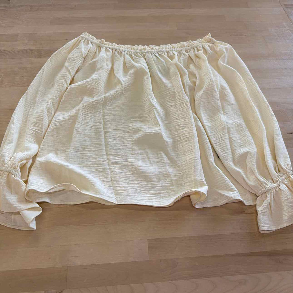 Womens MSK Off the Shoulder Ruffle Blouse