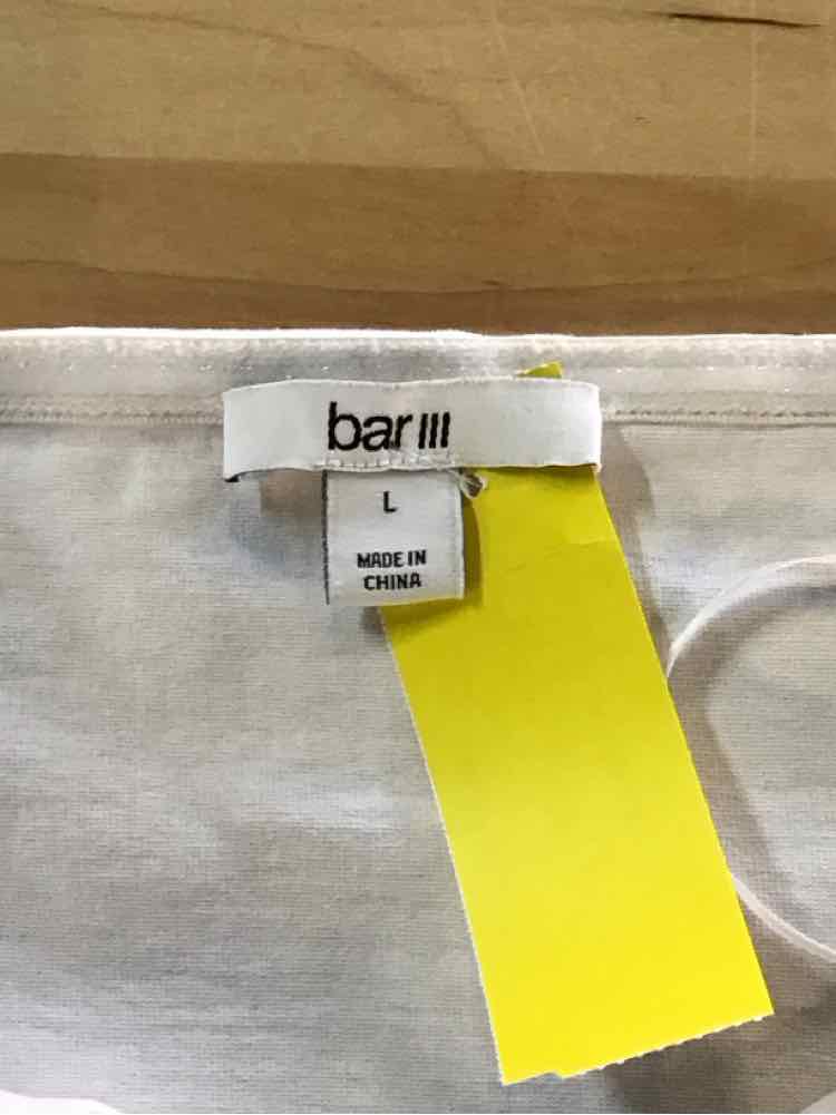 Bar III Size L White New Tank