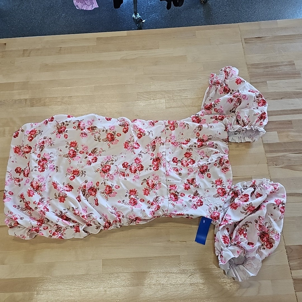 Boture Size S Pink Print Dress