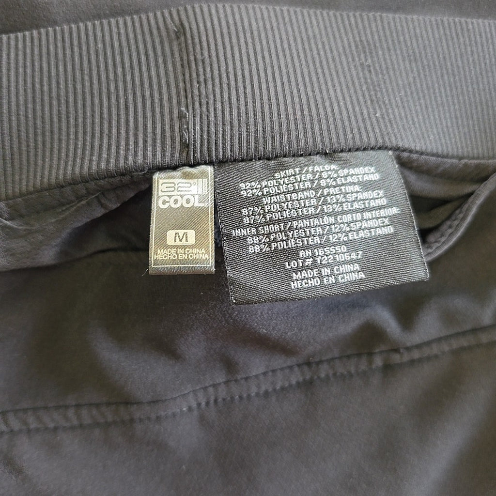 32 degrees Women Size M Black Preloved Skorts