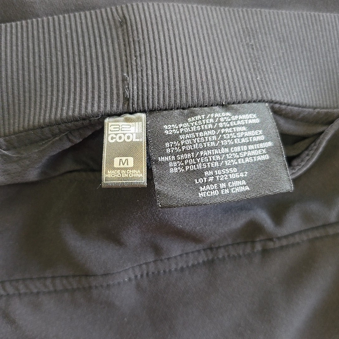 32 degrees Women Size M Black Preloved Skorts