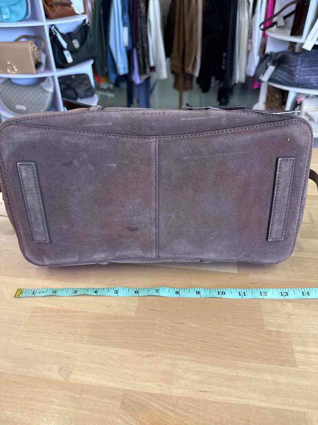 Radley the Chancery Suede Medium Flapover Shoulder Bag