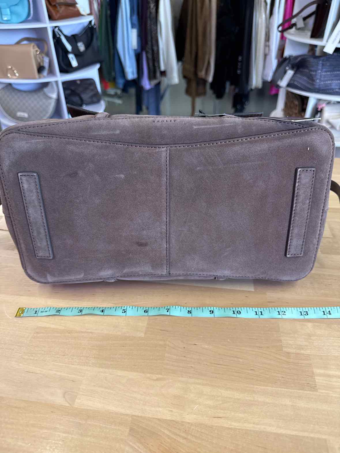 Radley the Chancery Suede Medium Flapover Shoulder Bag