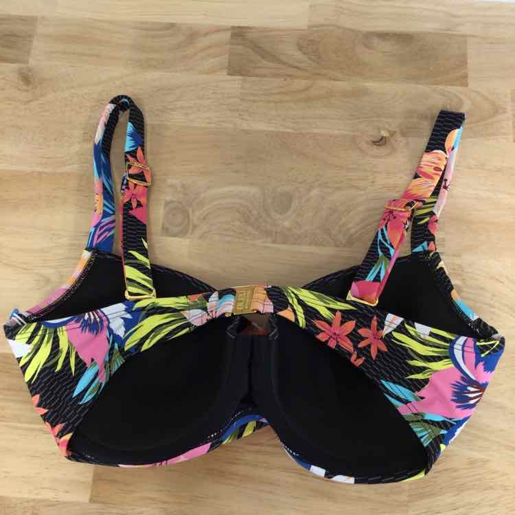 Bleu Size 34DD Sweet Escape Bra-Sized Bikini Top - Multi