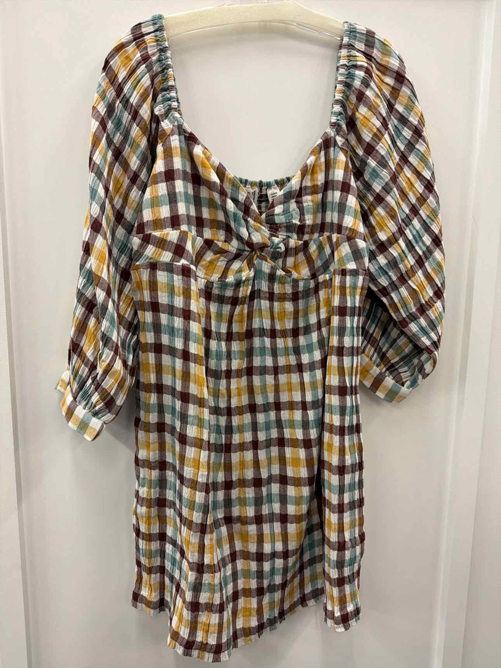 ROXY Moonlight Shores Plaid Dress