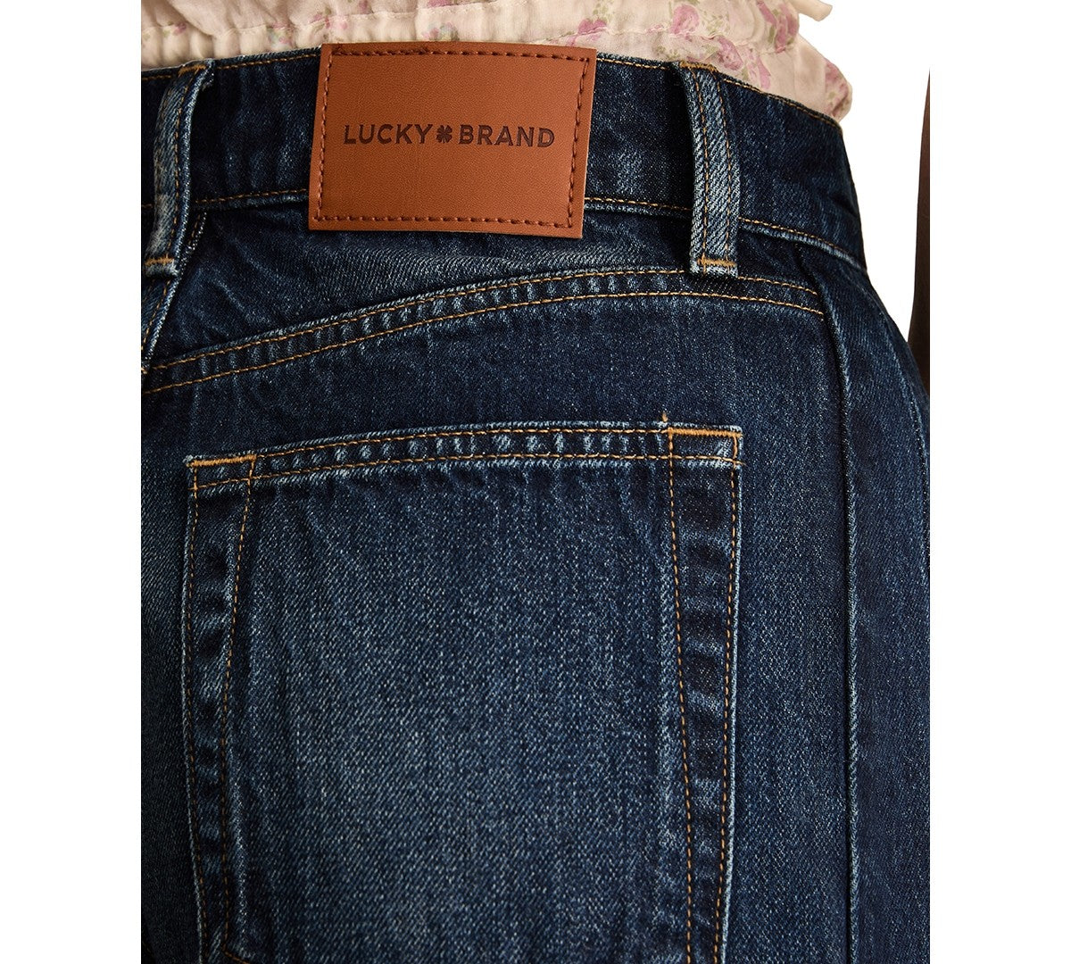 Lucky Brand Women's High-Rise Barrel-Leg Jeans - Obsidian Blue
