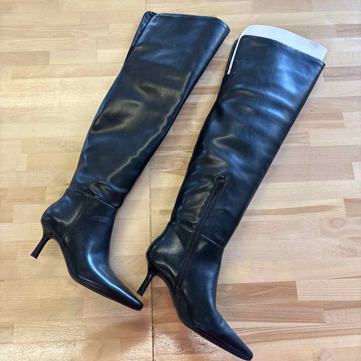 I.N.C. International Concepts Womens Jackston Over-The-Knee Black Smooth 6.5M