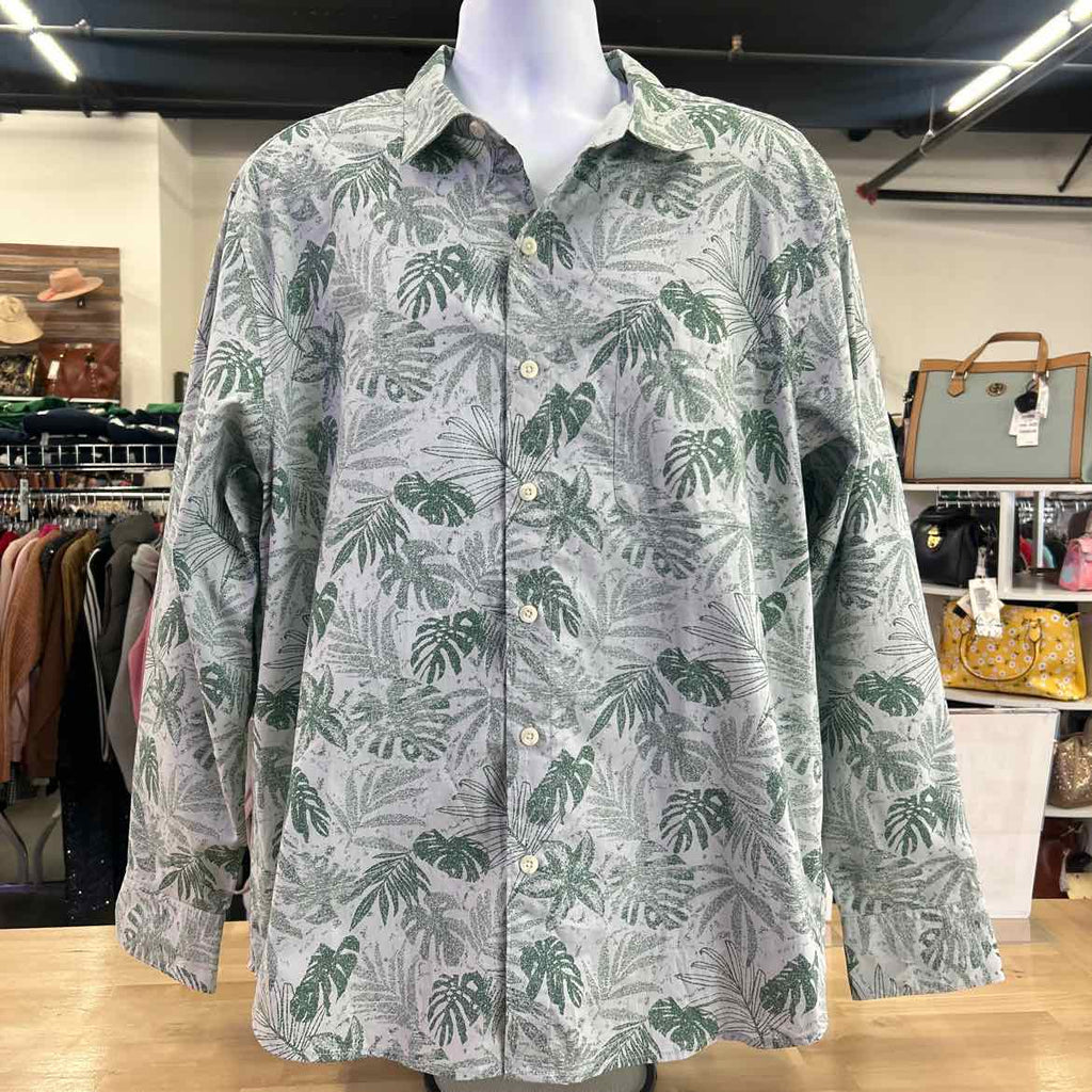 Tommy Bahama Men's Digital Palms Regular-Fit Printed Button-Down Shirt