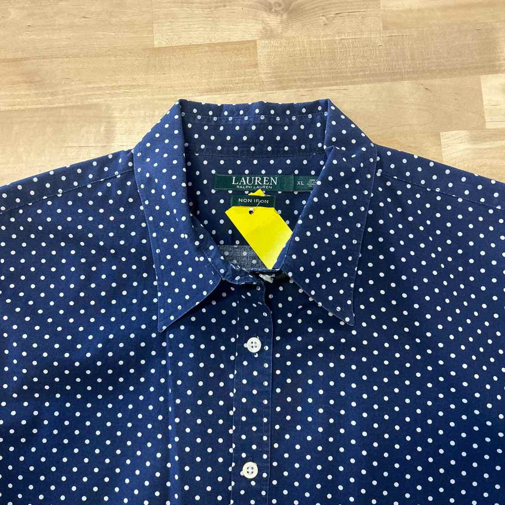 Ralph Lauren Size XL Blue Preloved Button Down LS