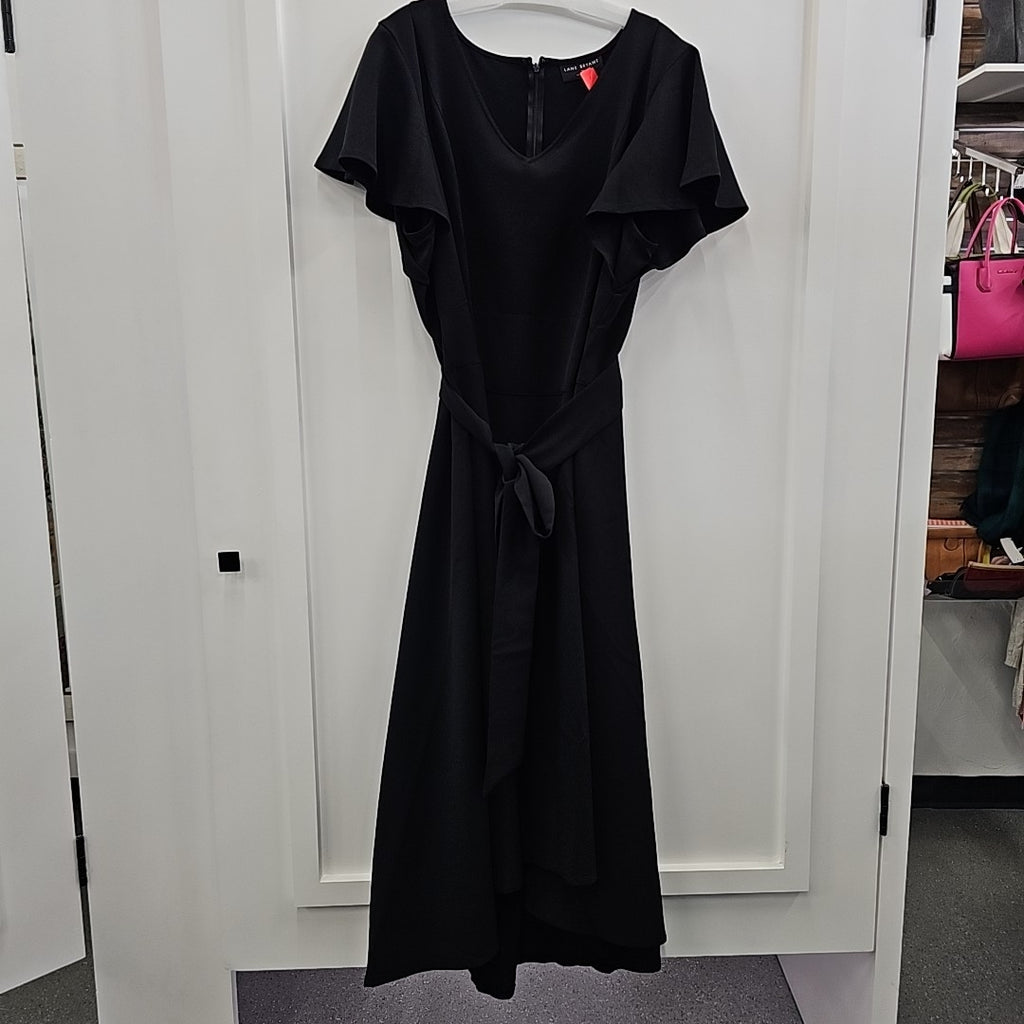 Lane Bryant Size 20 Black Preloved Dress