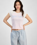 hippie rose Size XL raphic Baseball Tee - Pink Coast