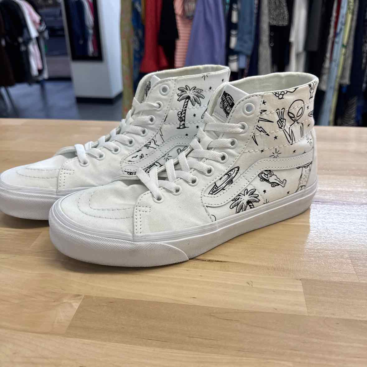 Vans Shoe Size 10 White Sneakers
