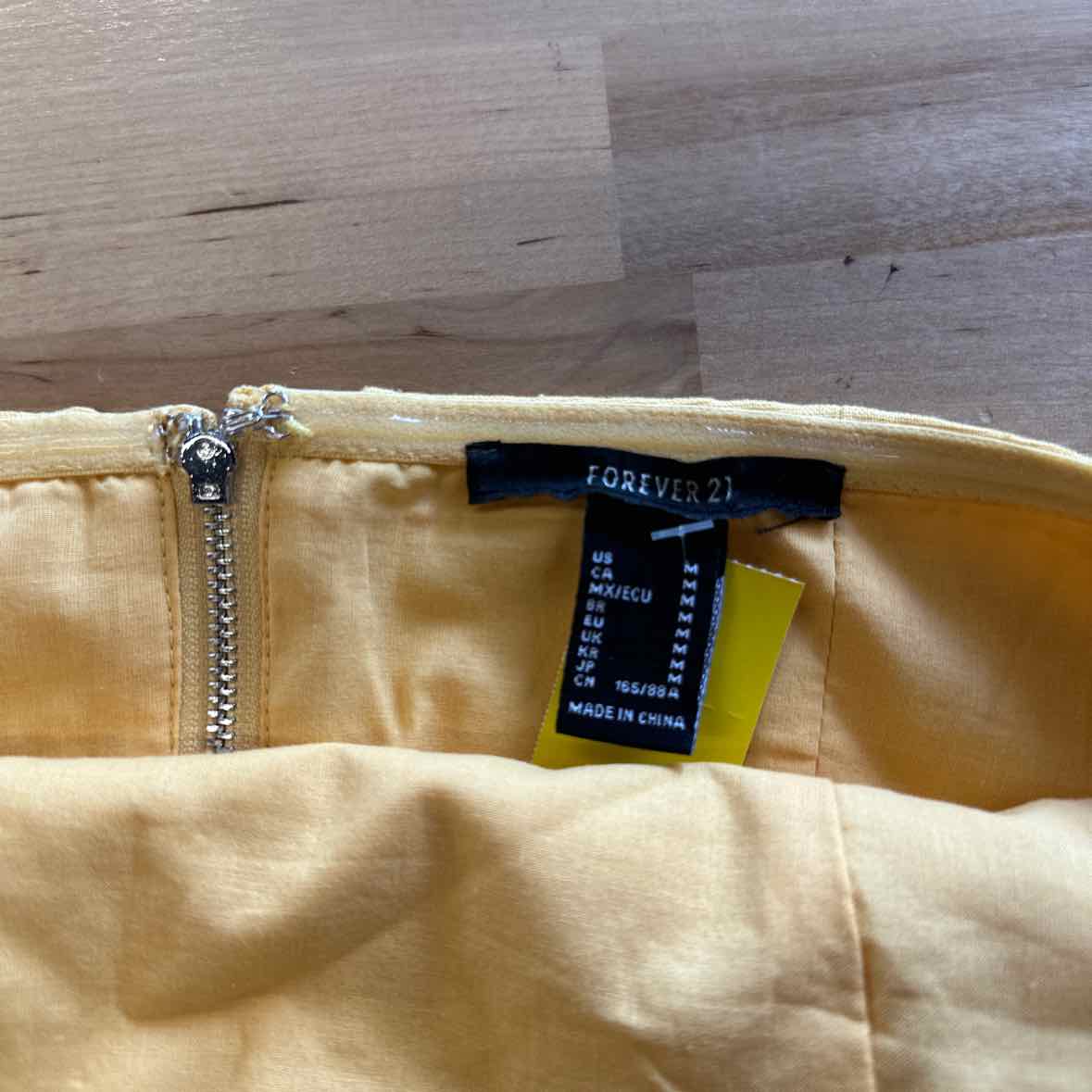 Forever 21 Size M Yellow Tube