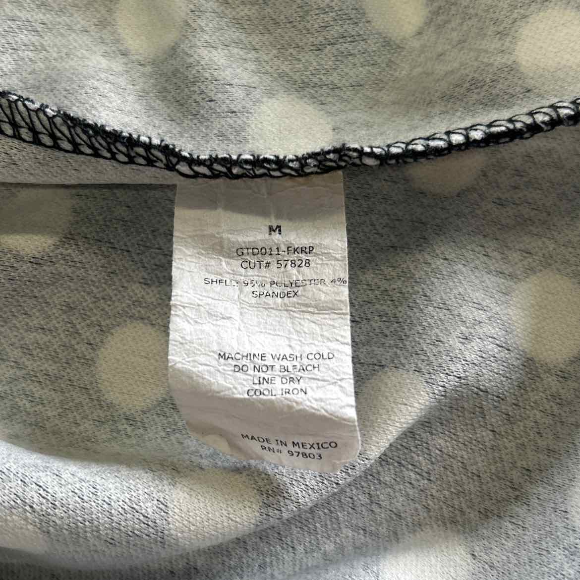 Green Envelope Size M Black Preloved Shirt