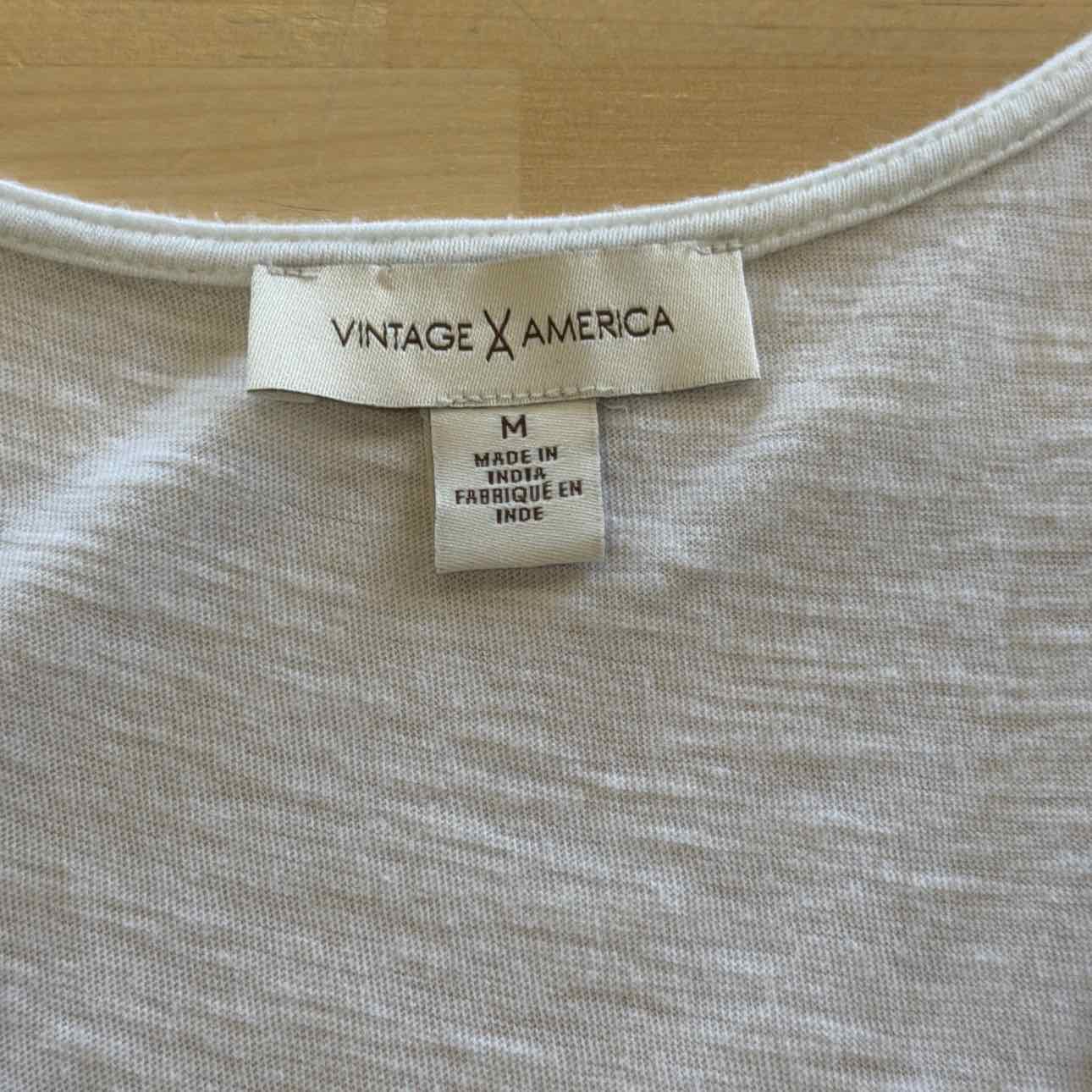 Vintage America Size M Blue Preloved Sleeveless