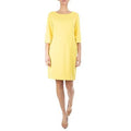 Nina Leonard Size L Yellow New Dress