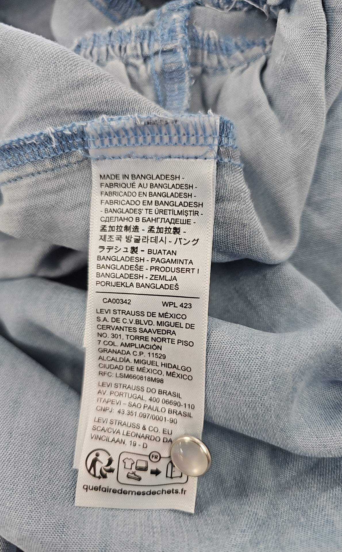 Levi's Size M Blue Denim New Dress