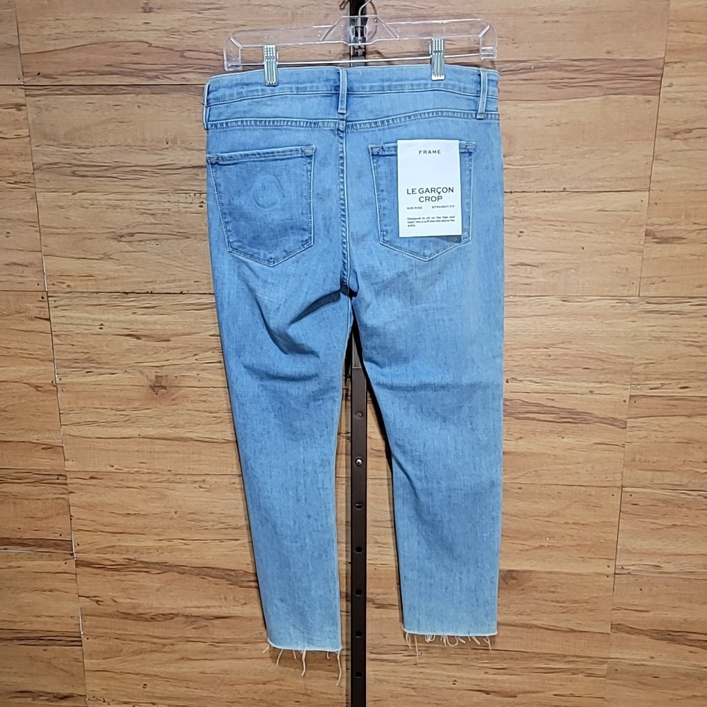 Frame Size 27  Le Garcon Crop Jeans NWT