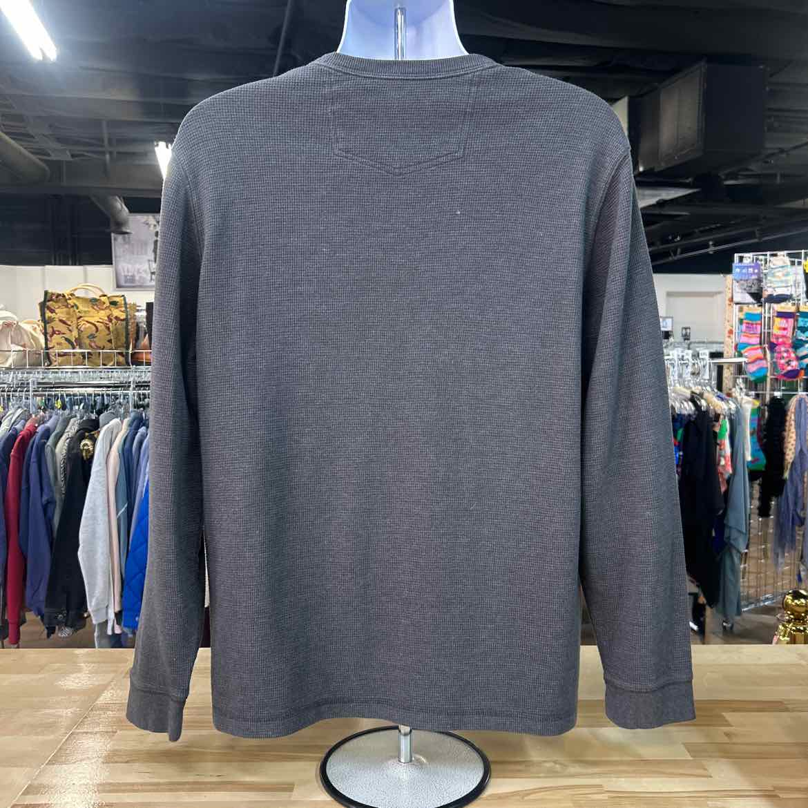 Eddie Bauer Size L Gray Preloved MENS Sweater