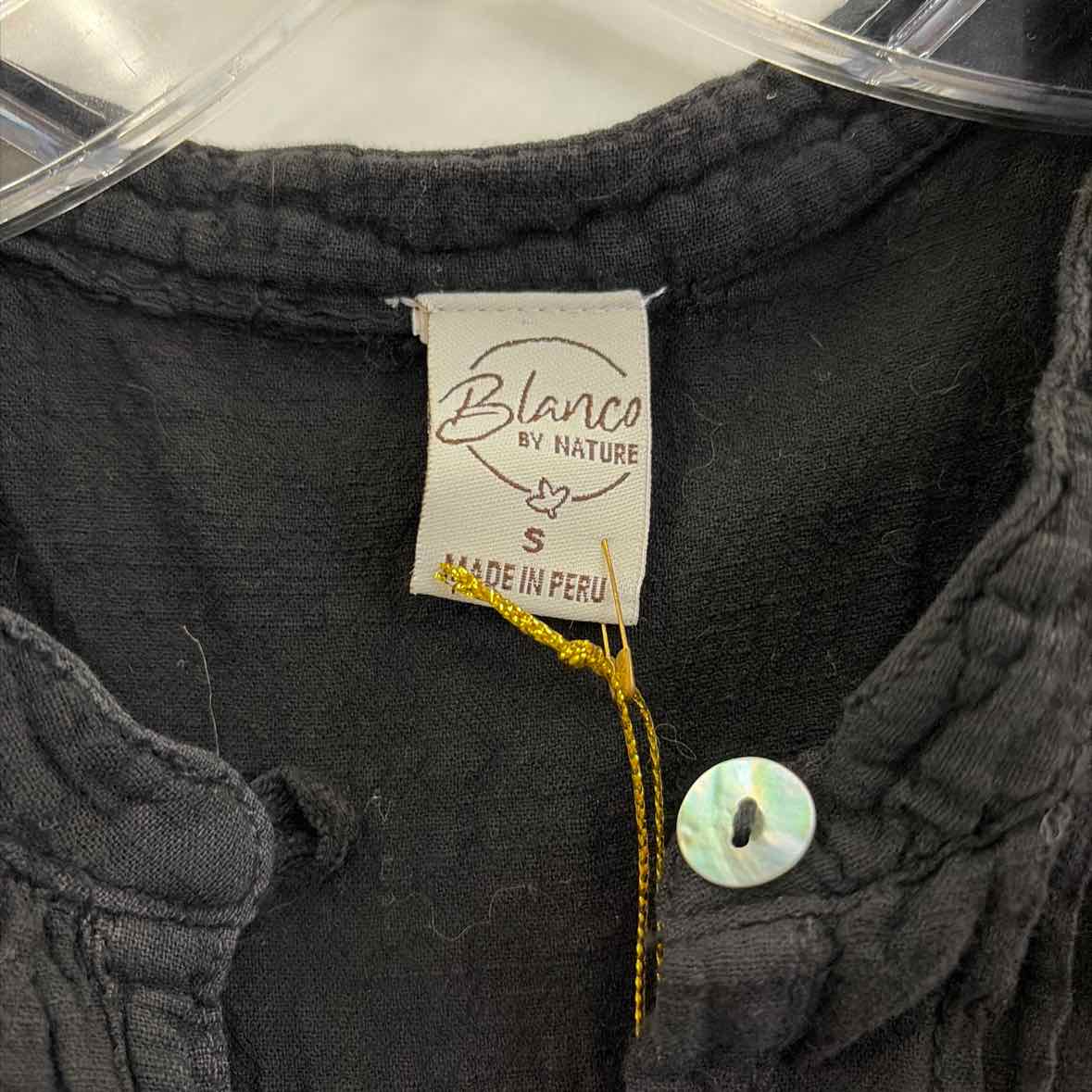 Blanco Size S Black Cotton New Dress