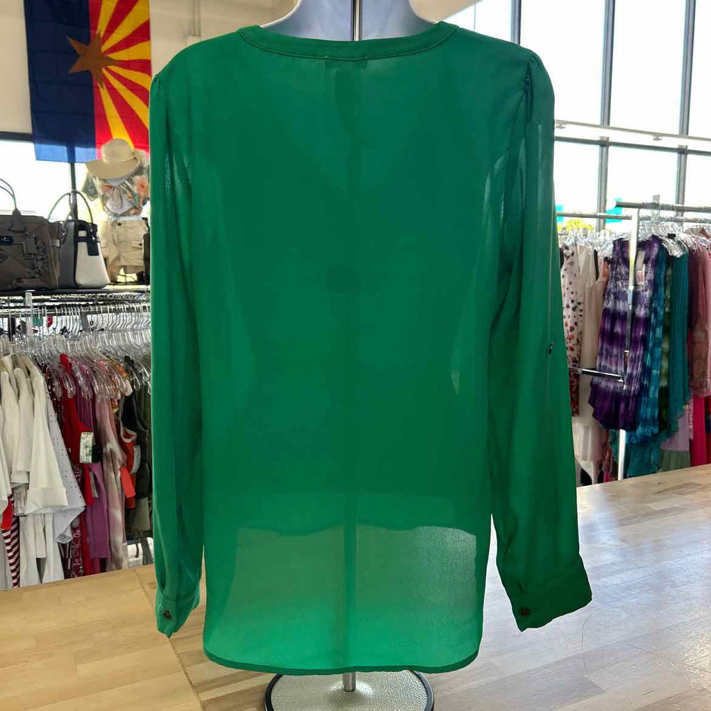 lily white Size S Green Preloved Blouse LS