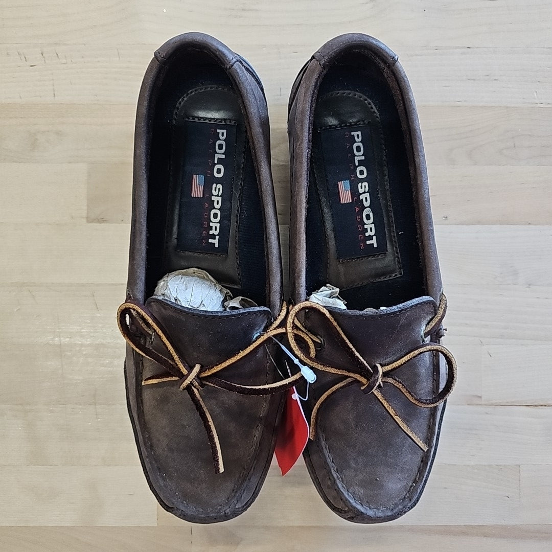 Polo Size 7.5 Brown Loafers