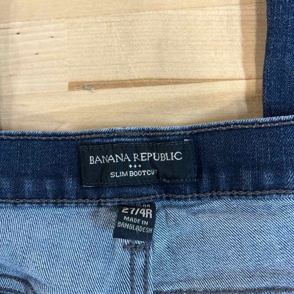 Banana Republic Size 4 Blue Denim Preloved Jeans
