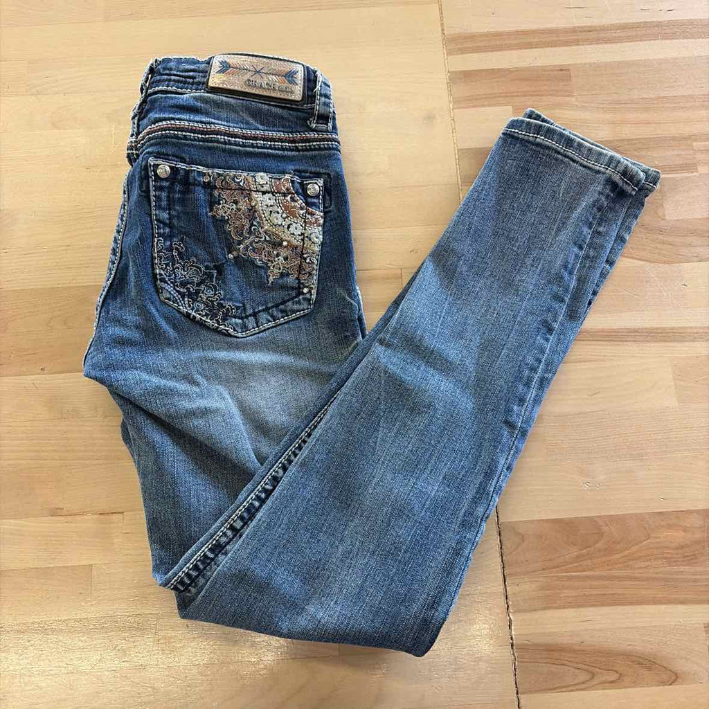 Grace in LA Size 26 Blue Denim Preloved Jeans